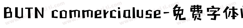 BUTN commercialuse字体转换